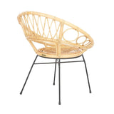 PACIFIC linea Fauteuil Angel - Rotin/Métal
