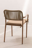 SKLUM Chaise de Jardin Empilable Arhiza Brun Moka