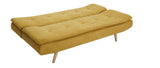 Miliboo Canapé Convertible scandinave 3 Places Jaune Moutarde Senso