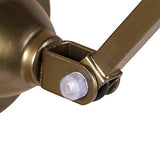 QAZQA avon - Applique murale avec bras flexible Industriel - 1 lumière - L 17 mm - Cuivre - Rustique - Éclairage intérieur - Salon I Chambre