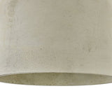 Suspension Design, 1 Lampe, Style moderne, Armature en Métal couleur gris, abat-jour en ciment, pour la Cuisine, le Salon, le Séjour, bureau, sale a manger, 1 ampoule, excl. 1 E27 40W 220-240V