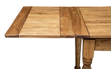 Biscottini Table à Manger Extensible 140x80x80 cm Made in Italy - Table Salle à Manger Extensible en Bois Massif - Table Bois Salle a Manger