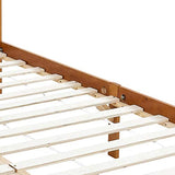 vidaXL Pin Massif Cadre de Lit à Baldaquin Lit Double Lit Adulte Lit Coffre Sommier à Lattes Chambre à Coucher Maison Intérieur Marron Miel 160x200 cm