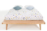 Orient Lit Plateforme 160 x 200 en Bois Chêne