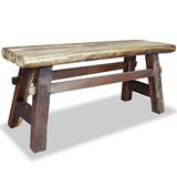 vidaXL Banc Bois de Récupération Massif Entrée Cuisine Tabouret Banquette
