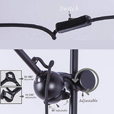 Applique murale réglable industrielle,bras oscillant de levage long pôle lampe de lecture de chevet pour chambre à coucher E27 Vintage applique murale intérieure avec prise et interrupteur, rouge
