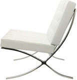 Meubles de salon Fauteuil de veau Chaise et imitation Chaise en cuir en cuir de chaises, chaise longue, chaise longue,White