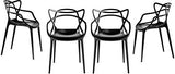 Kartell 586609 chaise masters (noir)