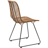 Kare Chaise, Rotin, Naturel, 54,61 x 44,45 x 85,73 cm