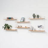 Metaltex ESTANTERIA 3 PISOS 'TOMADO' Blanco-Madera 37.76.07/337 12 x 21 x 68 cm