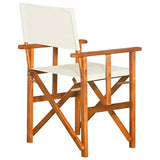 vidaXL Bois d'Acacia Massif Chaise Pliante Jardin Terrasse Patio Fauteuil