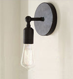 PIANUO Vintage Applique Murale Industrielle Applique Retro pour Maison Café Loft Cuisine Salon Hôtel- Noir