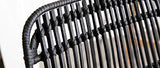 Miliboo Tabourets de Bar en rotin Noir (Lot de 2) Malacca