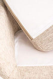 Tabouret de Bar Grant Tissu Design Scandinave I Tabouret de Bar Industriel avec Dossier et Accoudoirs I Chaise de Bar Confortable Ergonomiqu, Couleur:crème