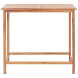Festnight Table de Bar de Jardin Table de Jardin en Bois Table Extérieur Table de Salle à Manger Table de Terrasse 120 x 65 x 110 cm