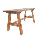 DESIGN DELIGHTS Anzio 90 Banc en Bois recyclé Pliable 90 x 39 x 26 cm