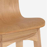 Moolo Tabourets de Bar Chaise, café Simple en Bois Massif
