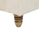 Beliani - Canapé 3 Places - Eike - Velours, Beige