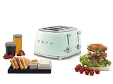 Smeg 770926338 Grille-Pain, Métal, Vert Pastel