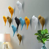 Crafteam Lot de 5 Crochets en résine pour Manteau d'oiseau Rustique pour décoration Murale