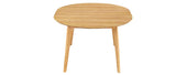 Miliboo Table à Manger Design Ronde Extensible chêne L120-150 cm Leena