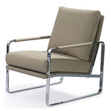 Paris Prix - Fauteuil Design Alexander 100cm Taupe