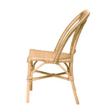 ROTIN DESIGN Chaise Selva Miel en Osier fitrit