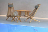 Chilienne en Bois EcoChair (Coussin Offert) Aulne Beige