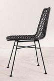 SKLUM Chaise en Rotin Synthétique Gouda Colors Noir Noir