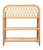 Atmosphera - Meuble Étagère 3 Niveaux en Rotin H 76 cm