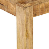 vidaXL Table Basse 80x80x40 cm Meuble Table de Séjour Bois de Manguier Massif