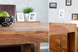 DuNord Design Arona Table à Manger Extensible en Bois de Palissandre Massif Jusqu'à 200 cm