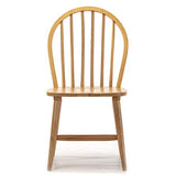 VS Venta-stock Pack 2 chaises Clarck Couleur chêne, Bois Massif, 48 cm (Longueur) 48 cm (Profondeur) 92 cm (Hauteur)