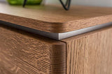 LoftStory Table de salle à manger extensible en chêne Monténégro 40, 160-250 x 90 x 78 cm, bois massif chêne, idéale pour la cuisine, le salon, les meubles style nordique, couleur chêne rustique