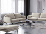 Cosmopolitan Design Canapé, Vienna, 2 Places, Beige Clair, 160x92x95
