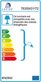 Lucide WOODY - Suspension - Ø 30 cm - Bois