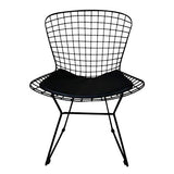 Moolo Fauteuil de Loisirs de Meubles de Bar dinant la Chaise avec l'appui arrière de Grillage en métal Creux pour la Cuisine à la Maison