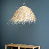 Suspension bohème en paille - Forme boule (L 60cm)