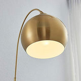 Lampadaire LED 'Moisia' en Doré en Métal e. a. pour Salon & Salle à manger (1 lampe,à E27, A++) de Lindby | Lampadaire Sur Pied, Lampe a Pied, Lampe de Sol