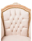 Biscottini Fauteuil Salon Louis XVI 80x63x57 cm | Patriculaire Fauteuil Chambre | Fauteuil Louis XVI | Chaise Louis XVI | Fauteuil Baroque France