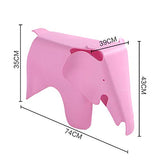 GWDJ Tabouret, Tabouret en Plastique, Tabouret D'éléphant pour Enfants, Tabouret de Jardin D'enfants, Tabouret Parent-enfant, Banquette de Canapé, pour Chambre À Coucher, Salon, 7 Couleurs Repose-pied