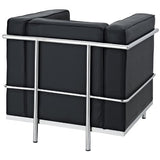 AG Charles Le Corbusier LC2 Petit Confort Fauteuil Noir 76 cm