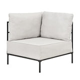 [en.casa] Modules de canapés - canapé de 2 pièces - 100% Polyester - Sable