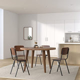 Chaise d'écolier Kiel Marron - Atmosphera créateur d'intérieur