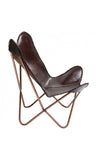 Kare 73490 Siège Butterfly Marron 107 x 8 x 76 cm