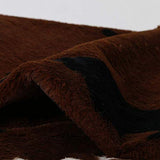 Tapis en fausse fourrure de mouton - Tapis moelleux en fausse fourrure - Housse de chaise - Pour chambre à coucher ou canapé, Fourrure synthétique, Cow-brown, 140x160cm