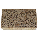 vidaXL Teck Authentique Table Basse 90x50x30 cm Table d'Appoint Meubles de Canapé