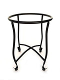 Petite Table Basse Orientale Pliante en métal Sule 40cm Ronde | Table de Chevet Marocaine | Guéridon Pliant Table d'appoint démontable | Décoration de Salon de Maison en Design Indien marocain