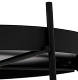 Alterego Table Basse 'Kolos Medium' Noire