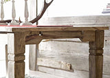Table à Manger Extensible 160-240x90cm - Bois Massif de Palissandre huilé - Style Colonial/Ethnique - Leeds #53